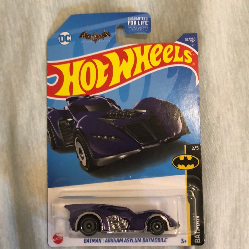 Arkham Asylum bat mobile purple